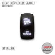 WHITE Laser LED Rocker Switch 5 PIN Dual Light 20A ON OFF - FOR JEEP OFF ROADING (for: Jeep)