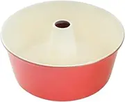 Nordic Ware USA Angel Food Colors Specialty Aluminum Cake Pan, Red, 25.5 x 25.5 x 11.5 cm