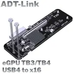 【優選】ADT UT3G筆記本顯卡外接外置轉USB4 PCIE4.0X4擴展塢兼容雷電3