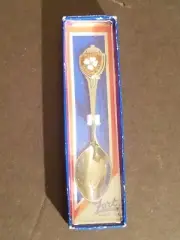 NEW! Vintage PEWTER Atlanta Georgia Collector Spoon ~ Dogwood City Enamel Pix