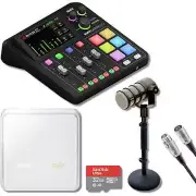 Rode RODECaster Duo Streaming Mixer with Rode Podmic Bundle