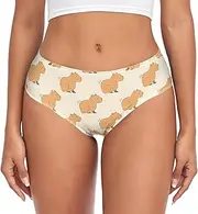 [JHKKU] Underwear for Women's Panties Soft Breathable Hipster Bikini Briefs