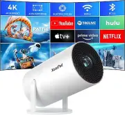 [Electric Focus] Mini Projector 4K 1080P Supported with Android System, XuanPad