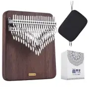 Chromatic Kalimba 42 Key Black Walnut Thumb Piano Musical Keyboard Professional