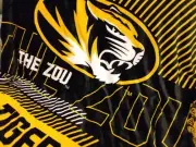 The Zou - Mizzou Tigers Oversize Reversible Cloud Sherpa Throw Blanket Missouri