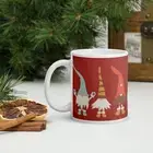 Christmas tomte gnome mug coffee mug tea mug Xmas gift navidad present