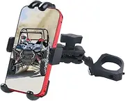 UTV Phone Mount - 360 Adjustable Heavy Duty Phone Holder Fit For 1.75 to 2 Inch UTV Roll Bar Compatible With Can-Am Maverick X3/ RZR/Ranger/Talon Pioneer 1000 For 4.0 Inch to 7.2 Inch Cell Phone
