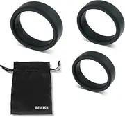 Beauty7 Silicone Penis Rings Set Soft Premium Single Silicone Penis Ring Flexible Erection Cock Rings Stretchy Male Enhancement Cock Rings for Erection Enhancing Sex Toys Man or Couples Play - SML