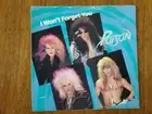 UNPLAYED POISON I Wont Forget You Blame It On You 45rpm Bret Michaels CC Deville