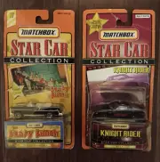 Matchbox 1:64 Diecast Star Cars Collection Lot of 2: Knight Rider Brady Bunch