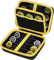 Hard Case Compatible with Steel or Soft Darts Set, Storage Holder Fits Dart Tips