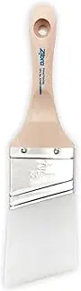 Zibra Precision Detail Paint Brush, Pro Grade, Angled for Cutting in, Trim and Furniture, 2-inch