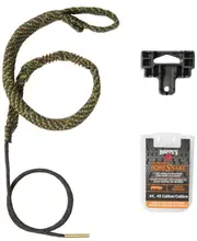 Hoppes Gun Cleaning Boresnake Handgun Bore Snake Cleaner Den Compact Carrying Case - .44 .45 Cal #hp24004d
