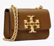 Tory Burch Eleanor Small Convertible Shoulder Bag Brown Outlet New