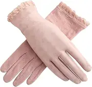 [LEIXIUSM] Ice Silk Lace Gloves Summer Ladies Driving and Cycling Summer Thin Hand Socks Touch Screen