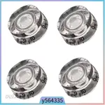 4 PIECES ELECTRIC GUITAR TONE & VOLUME KNOBS FOR BASS LES PA