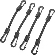 HOMSFOU Elastic Hook Ropes Portable Hook Rope Outdoor Accessories Ratchet Strap for Camping