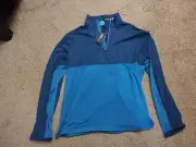NWT MEN'S RALPH LAUREN RLX PULLOVER, SIZE: XL, COLOR: NAVY/BLUE (J475)