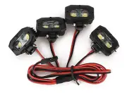 rc rock crawler scale led Spotlight x 4 parts accessories 1/10 scx10 hpi