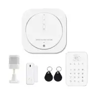 Graffiti Burglar Alarm Home Multifunction As Shown ABS Screenless Alarm8620