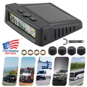 Universal TPMS Wireless Solar Tire Pressure Monitoring System & External Sensors