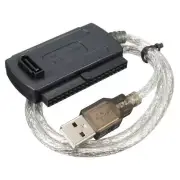 US SATA IDE To USB 2.0 Cable Adapter For DVD Drive HDD Drive Hard Disk W Power