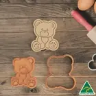 Teddy Bear Cookie Cutter and Embosser Stamp