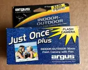 Brand New Vintage disposable cameraARGUS Just One Plus 35mm w Flash