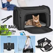 Pet Carrier Bag Cross Body Backpack for Cat Dog Outdoor Breathable Cozy Cushion