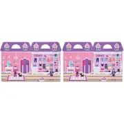 2x Melissa & Doug Reusable Puffy Sticker Play Set Dress-Up Kids/Childrens Toy 4+