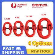 2pc 6mm 8mm 12mm Grade 80 HammerLock Chain Connector Link 4X4 Joiner 4WD Coupler