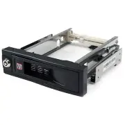 StarTech HSB100SATBK 5.25" Trayless Hot Swap Mobile Rack for 3.5" Hard Drive