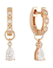 [Georgini] Sherbert Shimmer Rose Gold Earrings
