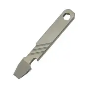 New Titanium Alloy Multi Tools Pry Bar Crowbar Bottle Opener Wrench Outdoor EDC