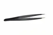 Professional Beauty Eyebrow Sharp Pointed Eyelashes Extension Tweezers Black