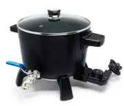 Wax Melter for Candle Making, 6Qts Candle Wax Melting Pot with Spout for Soy ...