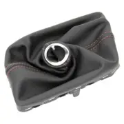 2014-2019 C7 Corvette Black Leather Manual Shift Boot w/ Torch Red Stitching