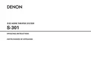 Denon S-301 Home Theater System Owners Manual