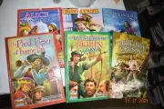 Lot of 6 Classics Books Stories Pied Piper, Robin Hood, Oliver Twist Hardcovers