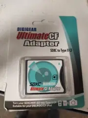 Digigear SD SDHC SDXC to Compact Flash CF Type II Memory Card Adapter Converter