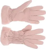 [GANAZONO] Insulated Touchscreen Winter Gloves with Plush Lining Windproof Furry Gloves for Outdoor Sports and Warmth Cold Weather