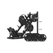 CORTEX LP-10 45 Degree Leg Press/Hack Squat with 100kg Olympic Tri-Grip Weight Plate Set