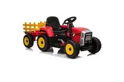 12V Ride on Tractor with Trailer Farm Expert- Red