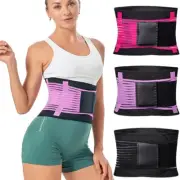 Breathable Back Brace Waist Trainer Belt Lumbar Support Corset Back Support Belt
