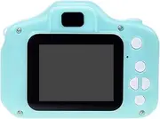 Childrens Waterproof HD Camera Color Screen Display Childrens Waterproof 1080P High-Definition Camera ABS Digital Camera, Green