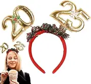 [Generic] Christmas Hair Bands - Fashionable Christmas Hair Accessories Women Holiday Headbands,Women Hair Accessories Elastic Cosplay Parties Headband for Women Girls