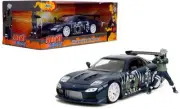 Jada Toys - 1:24 Naruto - Hollywood Rides - '93 Mazda RX-7 with Kakashi Figure (