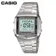 【CASIO】DB-360-1A 復古造型電子錶/DATABANK系列/男女通用款/38mm/銀/公司貨【第一鐘錶】