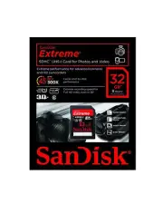 SanDisk Extreme 32GB UHS-I SDHC 45MB/s Class 10 Memory Card - SDSDX-032G RETAIL