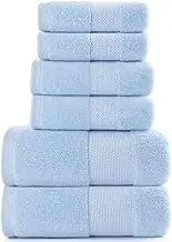 JSEIAJB Square Towel Bath Towel 6 Piece Set Towel Cotton Bath Towel Towel